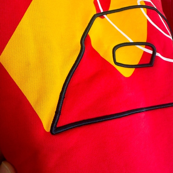 Palace P-3 Embroidered Red Hoodie - Picture 5 of 8